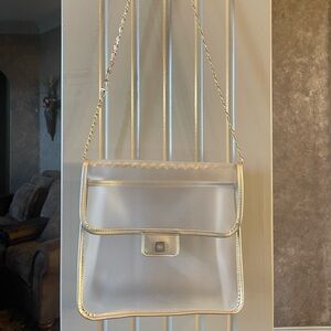 Chanel Transparent Gold-Trimmed Women's Bag
